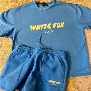 White Fox Blue Lounge Set